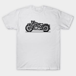 R12 Bike Sketch Art T-Shirt